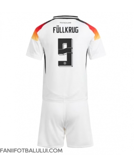 Germania Niclas Fullkrug #9 Echipament de Fotbal Replică European 2024 Copii Acasa (+ Șorturi)